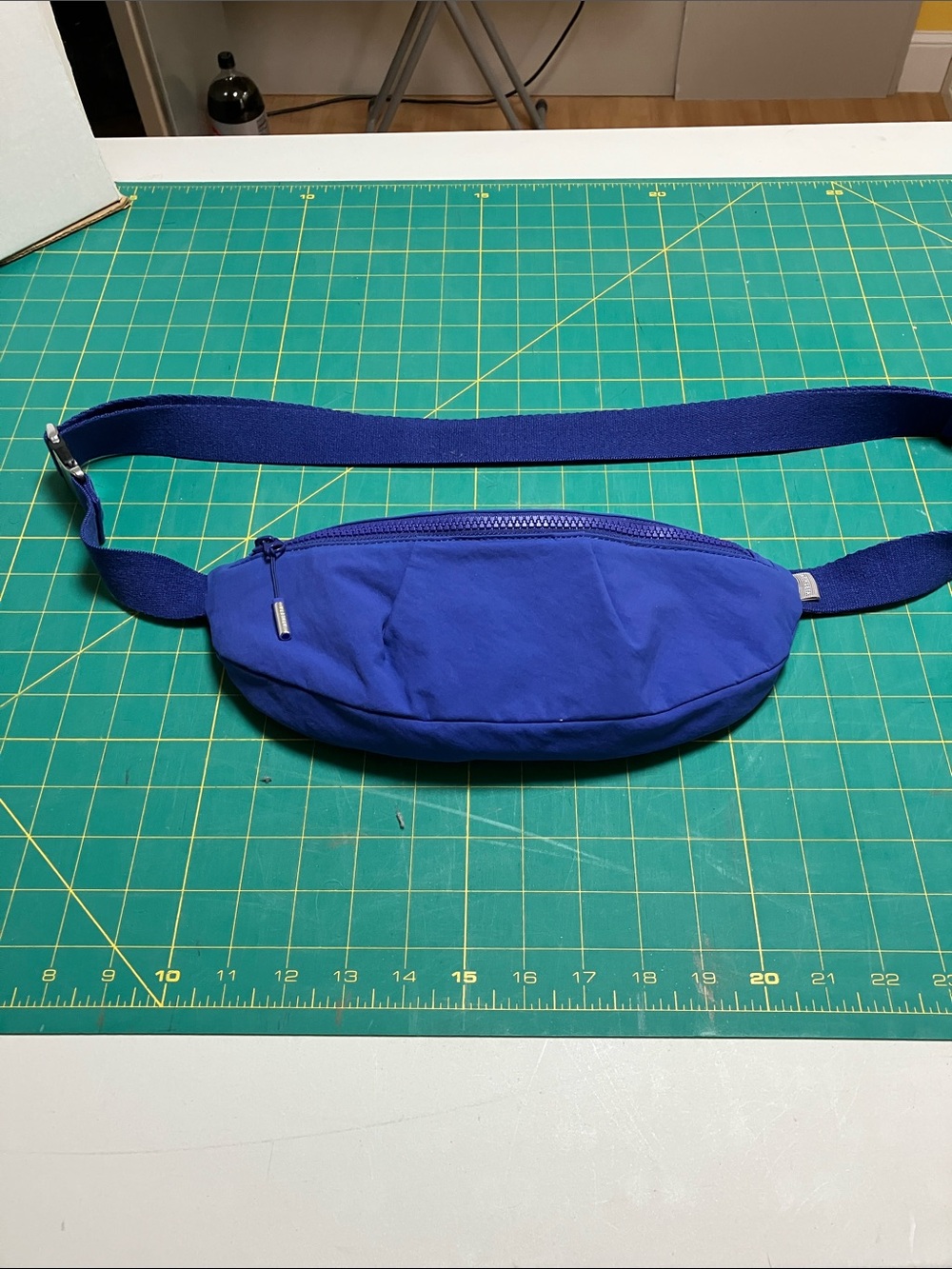 ATHLETA Sleek Cobalt Blue Belt/Crossbody Bag with Adjustable Strap